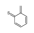 6-亚甲基-2,4-环己二烯-1-硫酮 结构式