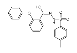 N-(2-苯氧基苯甲酰基)-N'-(对甲苯磺酰)肼 结构式