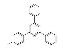 2-(4-氟苯基)-4,6-二苯基吡啶 结构式