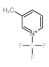 三氟化硼(3-甲基吡啶)络合物 结构式