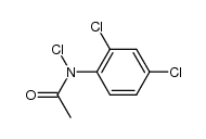 N-氯-N-(2,4-二氯苯基)乙酰胺 结构式