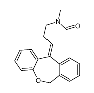 (E)-N-DesMethyl-N-forMyl Doxepin 结构式