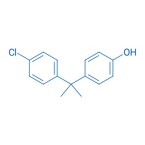 4-(2-(4-氯苯基)丙-2-基)苯酚 结构式