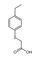 2-[(4-乙基苯基)硫代]乙酸 结构式