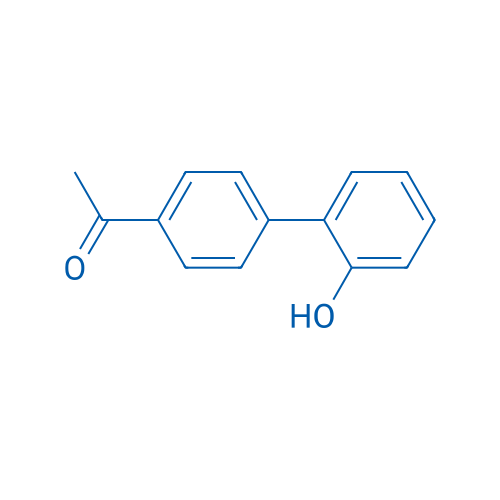 1-(2'-羟基联苯-4-基)乙酮 结构式