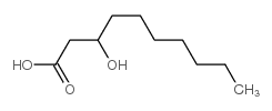 3-羟基癸酸 结构式