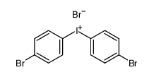 双(4-溴苯基)碘鎓溴化物 结构式
