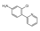 3-氯-4-(吡啶-2-基)苯胺 结构式