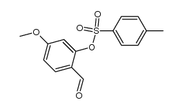Benzaldehyde, 4-methoxy-2-[[(4-methylphenyl)sulfonyl]oxy]- 结构式