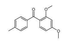Methanone, (2,4-dimethoxyphenyl)(4-methylphenyl)- 结构式