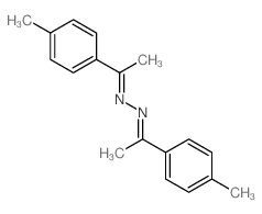 1-(4-甲基苯基)乙酮 2-[1-(4-甲基苯基)亚乙基]腙 结构式
