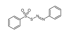 Benzenesulfonothioic acid, S-(2-phenyldiazenyl) ester 结构式