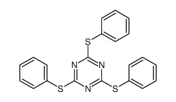2,4,6-三(苯硫基)-1,3,5-三嗪 结构式