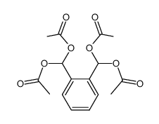1,2-苯二甲甲醇, α1,α2-双(乙酰氧基)-, 1,2-二乙酸酯 结构式