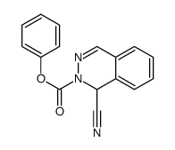 2(1H)-Phthalazinecarboxylic acid, 1-cyano-, phenyl ester 结构式