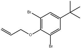 1,3-Dibromo-5-(1,1-dimethylethyl)-2-(2-propen-1-yloxy)benzene 结构式