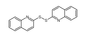 2,2'-二硫代二喹啉 结构式