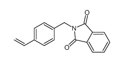 N-[(4-乙烯基苯基)甲基]邻苯二甲酸酰亚胺 结构式