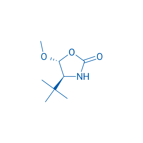 2-Oxazolidinone,4-(1,1-dimethylethyl)-5-methoxy-,(4S,5R)-(9CI) 结构式
