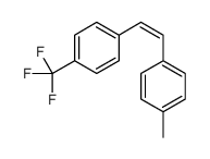 1-[(1E)-2-(4-甲基苯基)乙烯基]-4-(三氟甲基)苯 结构式
