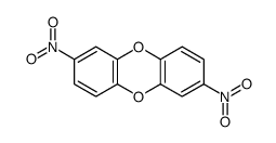 2,7-二硝基二苯并对二噁英 结构式