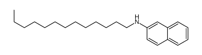 N-tridecylnaphthalen-2-amine 结构式