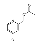 4-氯-2-吡啶甲醇乙酸酯 结构式