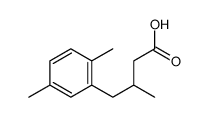 3-甲基-4-(2,5-二甲苯基)丁酸 结构式