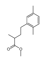 2-甲基-4-(2,5-二甲基苯基)丁酸甲酯 结构式