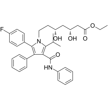 阿托伐他汀乙酯 结构式