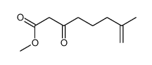 7-甲基-3-氧代-7-辛烯酸甲酯 结构式