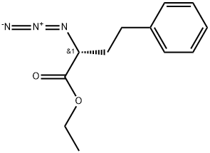 (αR)-α-叠氮基苯丁酸乙酯 结构式