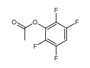乙酸-2,3,5,6-四氟苯酯 结构式