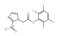 2-NITRO-1H-IMIDAZOLE-1-ACETIC ACID 2,3,5,6-TETRAFLUOROPHENYL ESTER 结构式