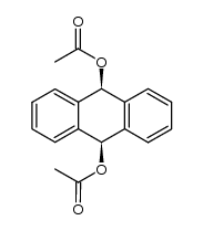 顺-9,10-二乙酰氧基-9,10-二氢蒽 结构式