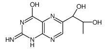 2-amino-6-[(1S,2S)-1,2-dihydroxypropyl]-4(1H)-Pteridinone 结构式
