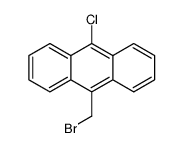 10-Bromomethyl-9-chloroanthracene 结构式