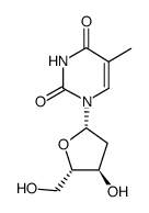 L-胸苷 结构式