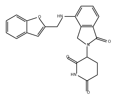 2,6-Piperidinedione, 3-[4-[(2-benzofuranylmethyl)amino]-1,3-dihydro-1-oxo-2H-isoindol-2-yl]- 结构式