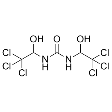 N,N’-二(2,2,2-三氯-1-羟基乙基)脲 结构式