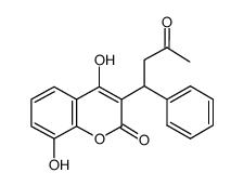 8-羟基华法林 结构式