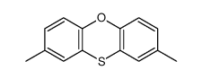 2,8-二甲基吩恶噻 结构式