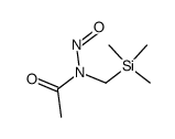 Acetamide, N-nitroso-N-[(trimethylsilyl)methyl]- 结构式
