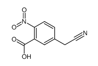 5-(氰甲基)-2-硝基苯甲酸 结构式