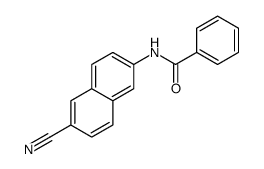 Benzamide, N-(6-cyano-2-naphthalenyl)- 结构式