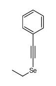 Benzene, [2-(ethylseleno)ethynyl]- 结构式