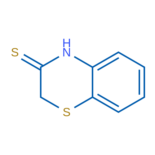 2H-1,4-苯并噻嗪-3(4H)-硫酮 结构式