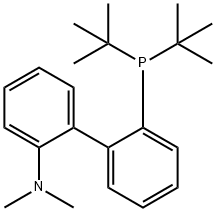 2-二叔丁基磷-2'-(N,N-二甲氨基)联苯 结构式