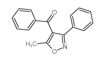 Methanone,(5-methyl-3-phenyl-4-isoxazolyl)phenyl- 结构式