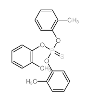 Tri-o-tolylthiophosphate 结构式